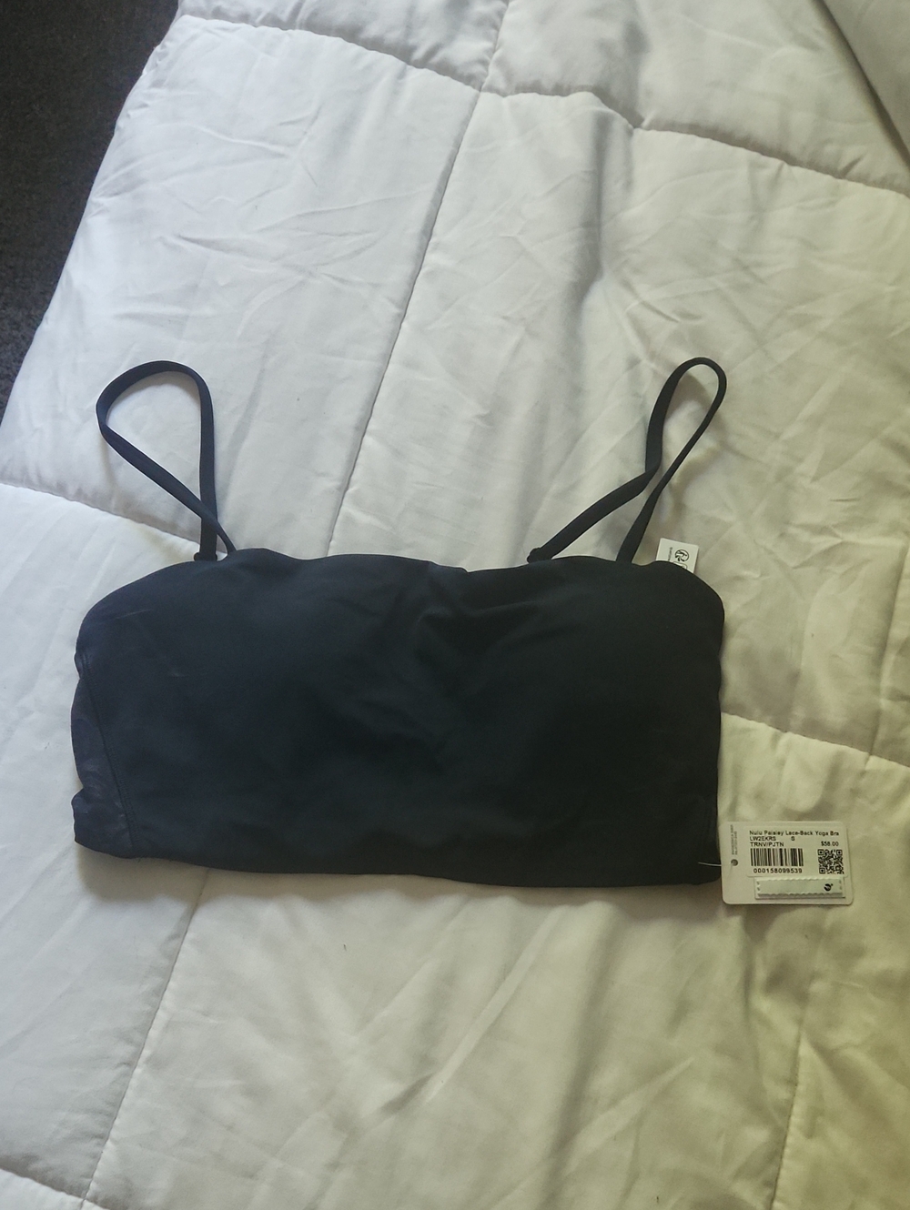 Nulu Paiselt Lace Backyoga Bra NWT